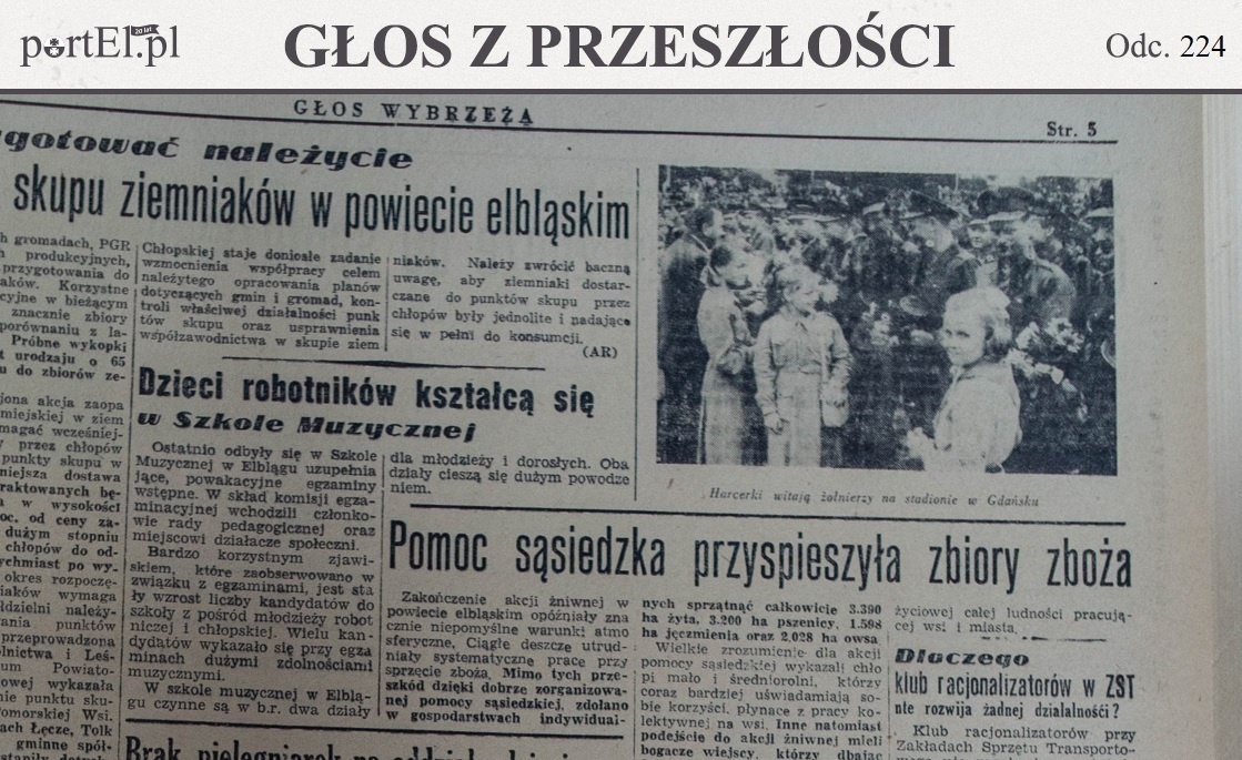 Elbląg, Głos Wybrzeża nr 258, 1950 r. Elbląg, Głos Wybrzeża nr 258, 1950 r.