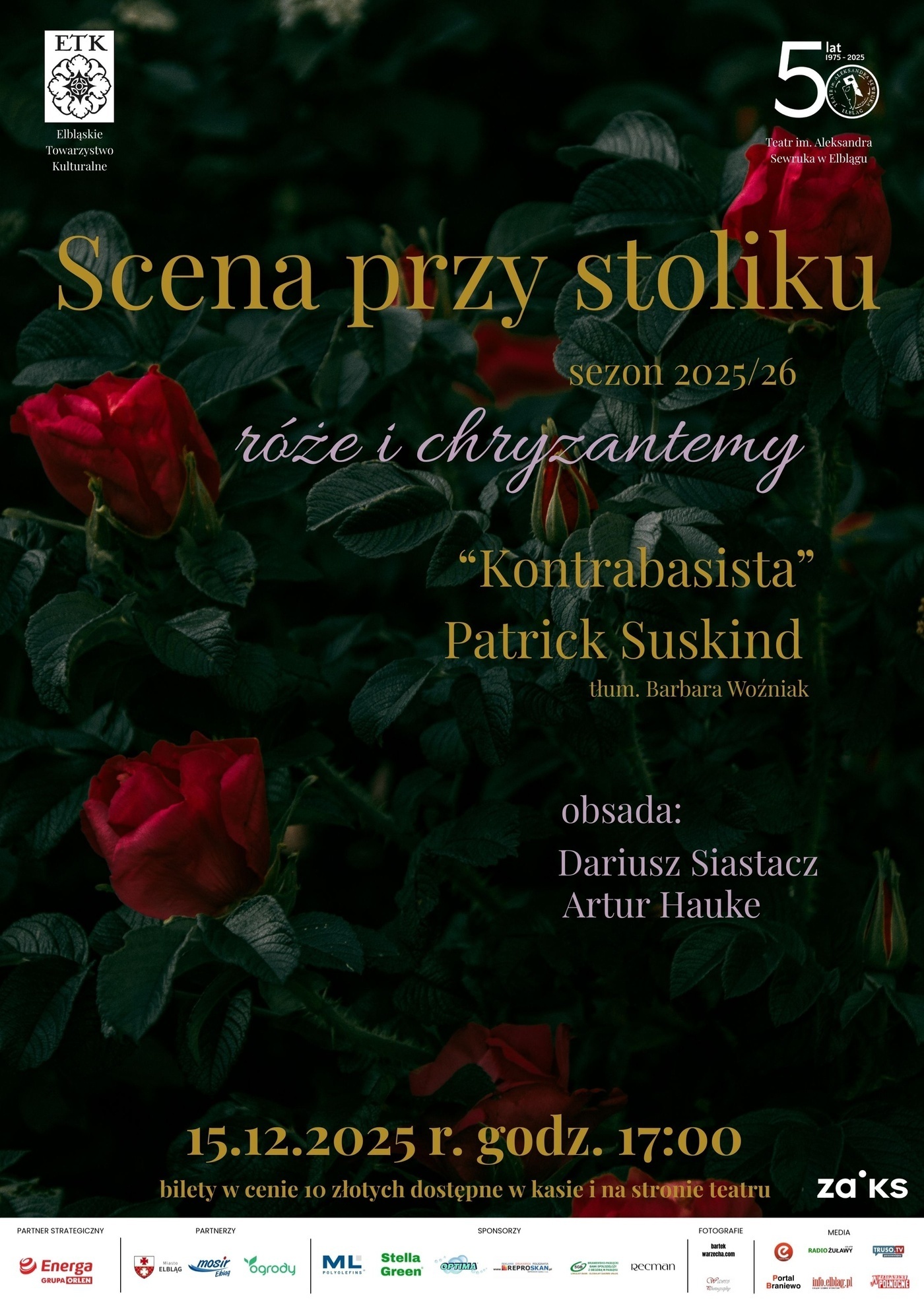 Elbląg, Scena przy stoliku i „Kontrabasista”