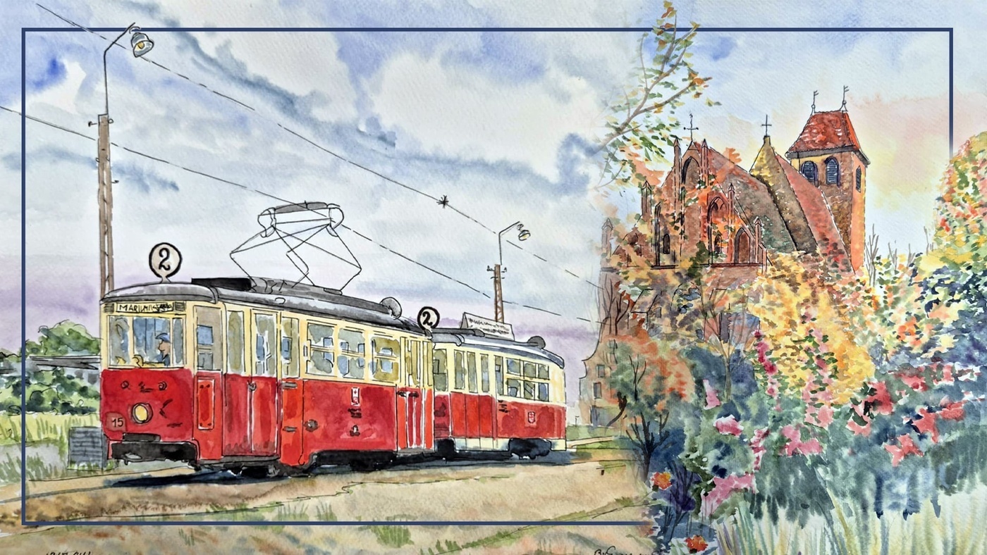 Elbląg, Wernisaż wystawy Brygidy Gawron-Strazzer w Kostce