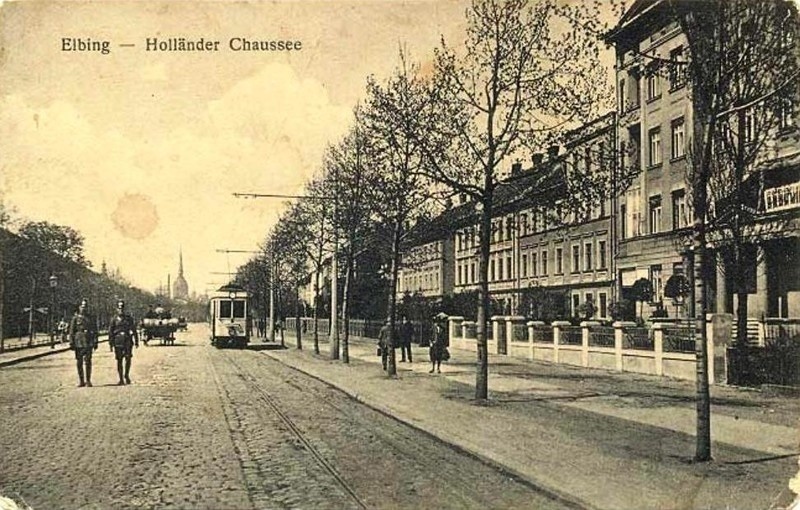 Elbląg, Aleja Grunwaldzka dawniej Elbląg, Aleja Grunwaldzka dawniej