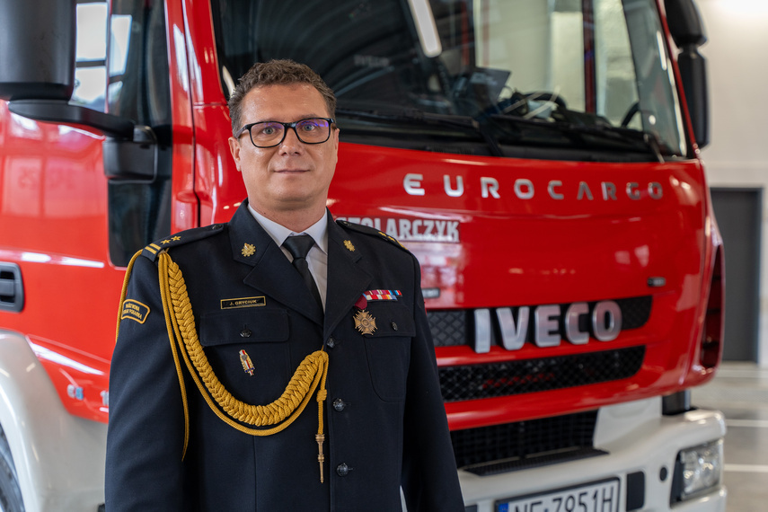 Elbląg, Jarosław Gryciuk jeszcze jako komendant elbląskiej straży