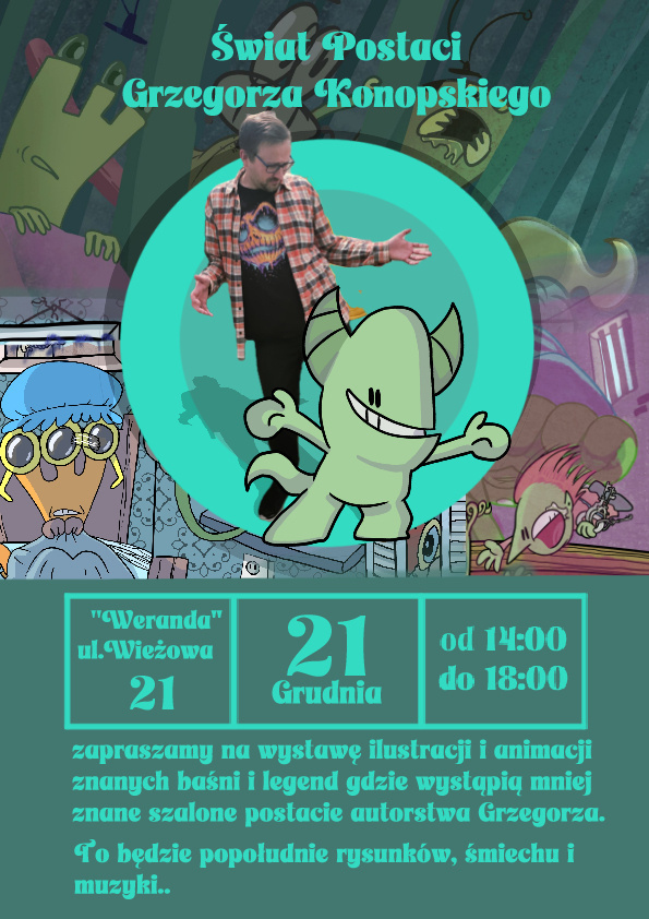 Elbląg, Świat postaci Grzegorza Konopskiego