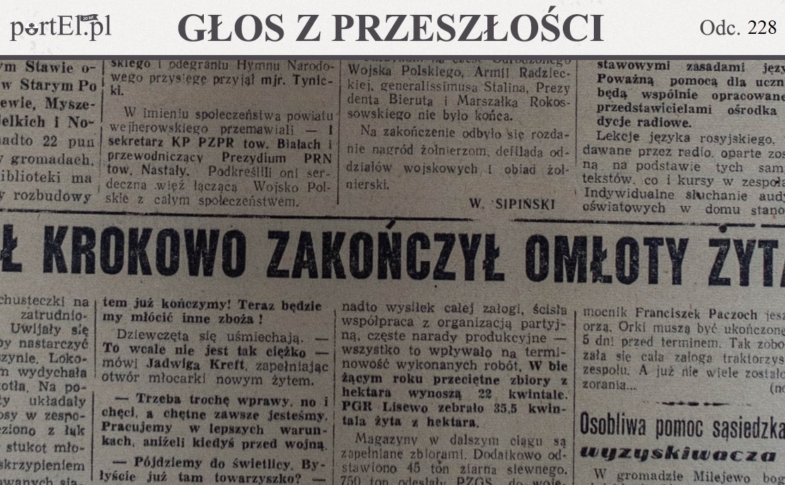 Elbląg, Głos Wybrzeża nr 260, 1950 r. Elbląg, Głos Wybrzeża nr 260, 1950 r.