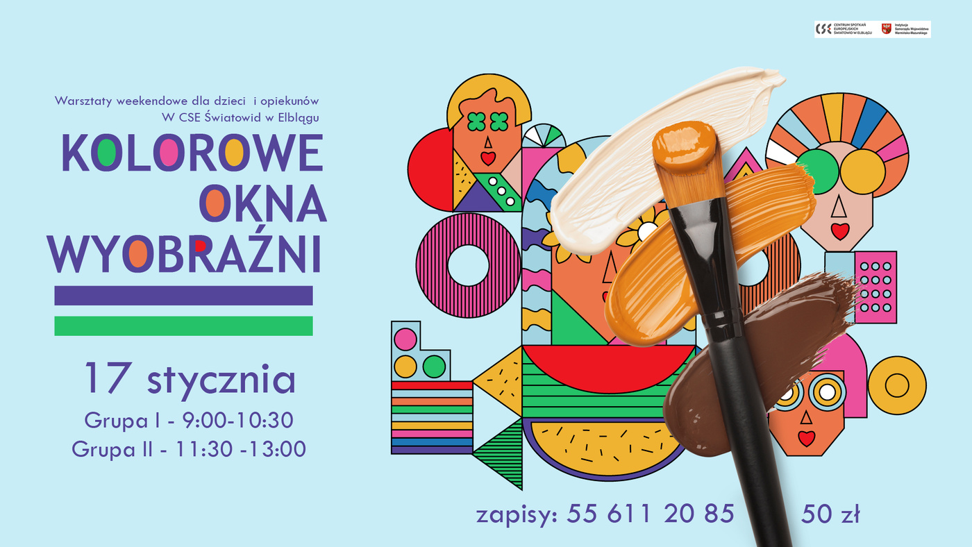 Elbląg, „Kolorowe okna wyobraźni” - rodzinne warsztaty witrażowe w CSE „Światowid”