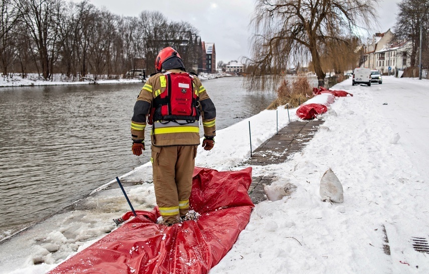 Elbląg, Worki z piaskiem dla mieszkańców
