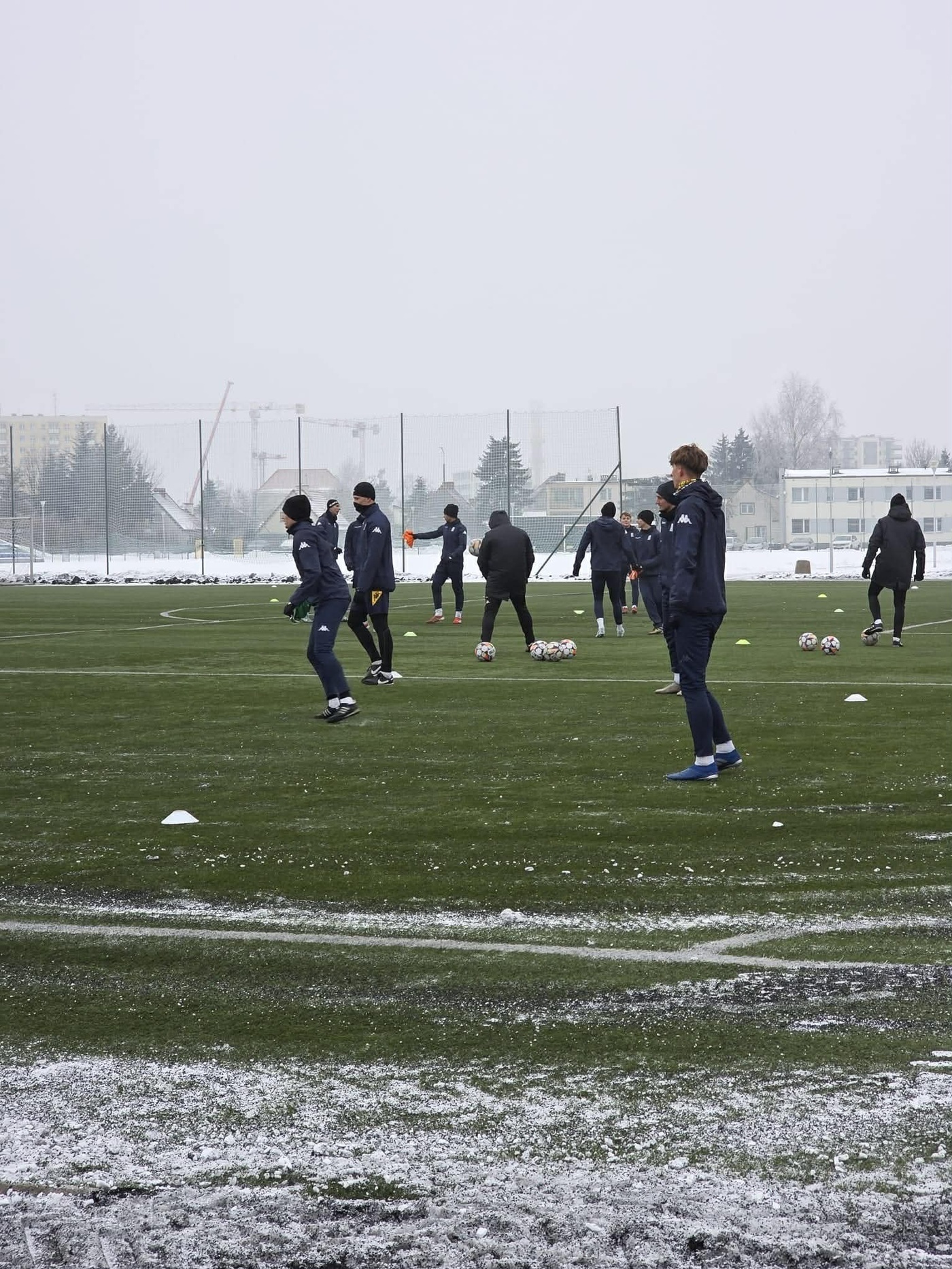 Elbląg, Mróz nie stanął na przeszkodzie, Olimpia wróciła do treningów