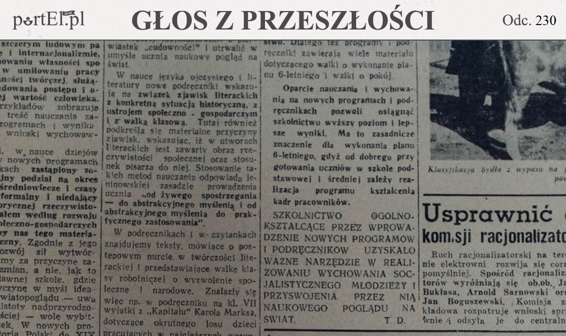 Elbląg, Głos Wybrzeża nr 261, 1950 r.