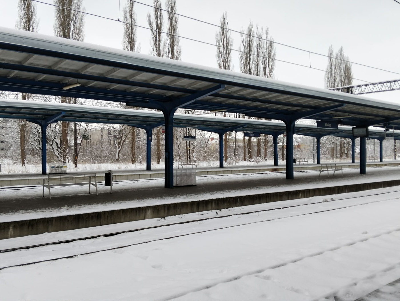 Elbląg, Utrudnienia w ruchu pociągów