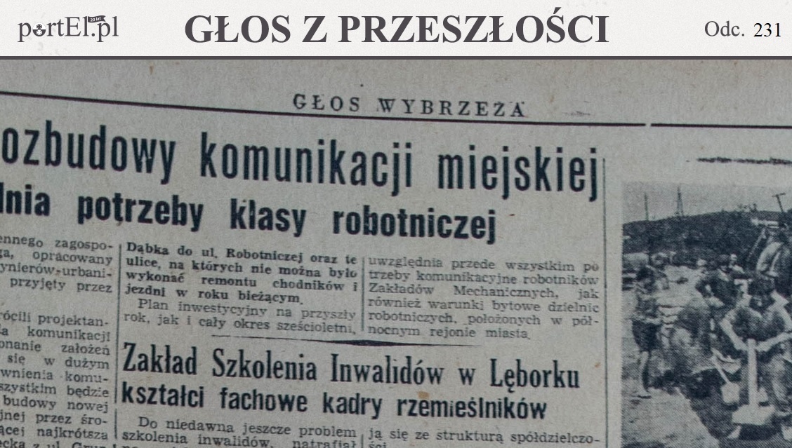 Elbląg, Głos Wybrzeża nr 262, 1950 r.