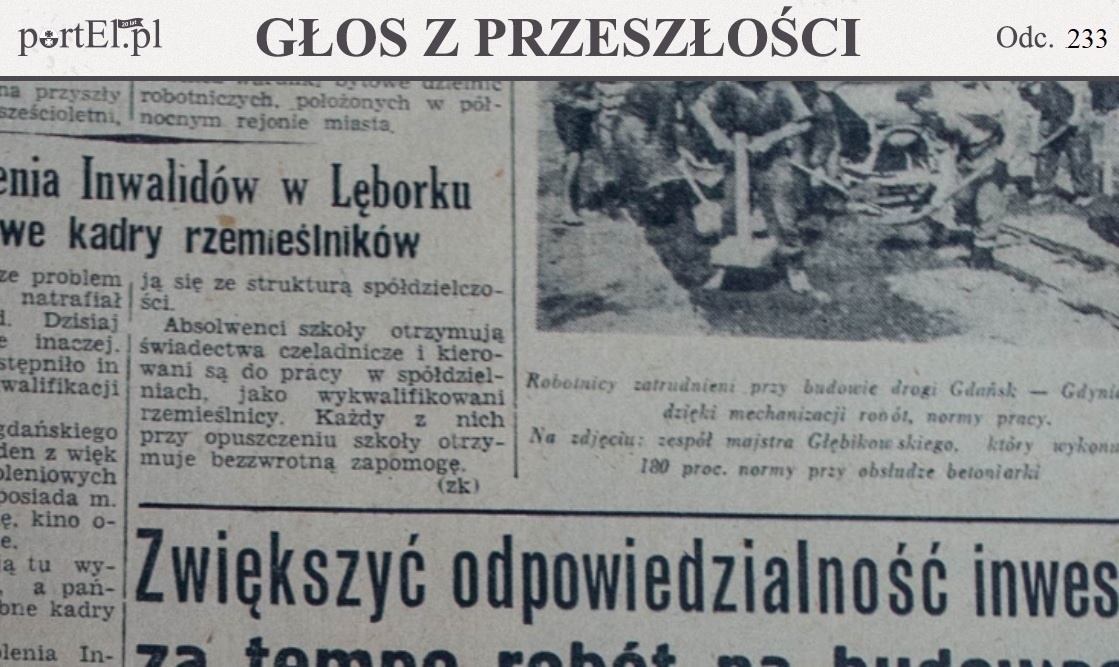 Elbląg, Głos Wybrzeża nr 262, 1950 r.