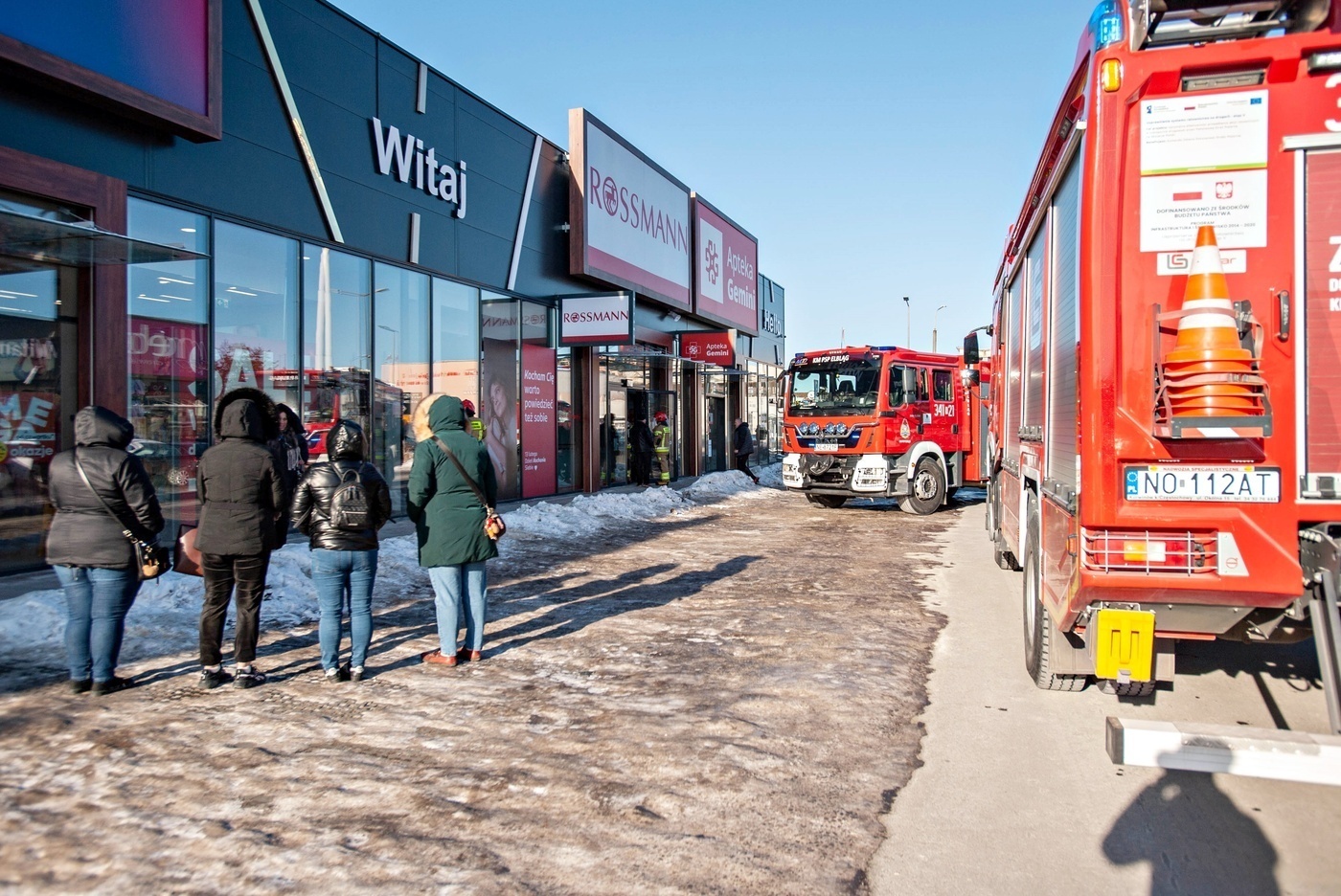Elbląg, Pożar w centrum handlowym