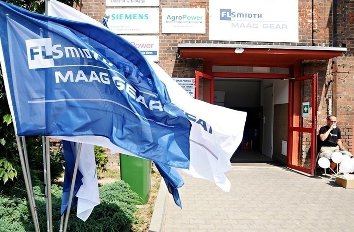 Elbląg, Zdjęcie z siedziby firmy z 2013 r., wówczas nazywała się jeszcze FLSmith MAAG Gear
