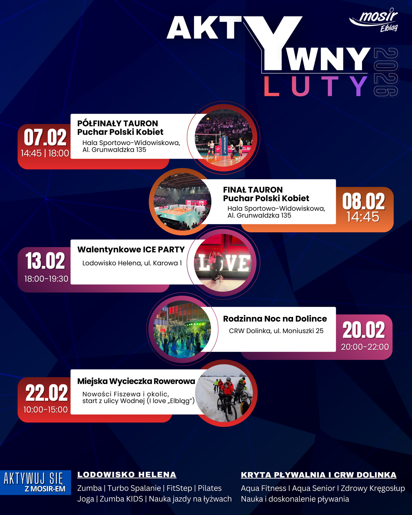 Elbląg, Aktywny luty z MOSiR-em