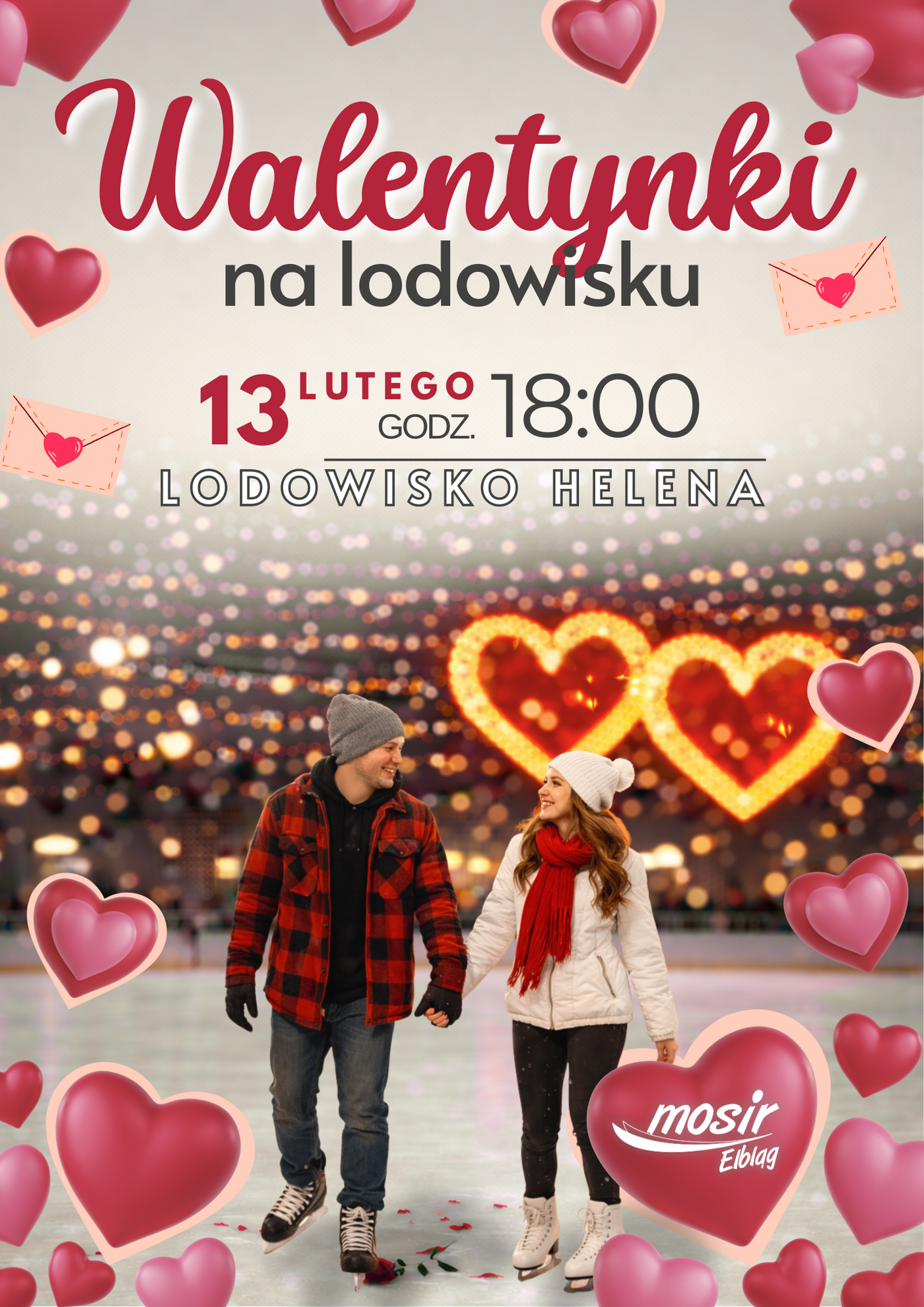 Elbląg, Randka i zabawa na łyżwach