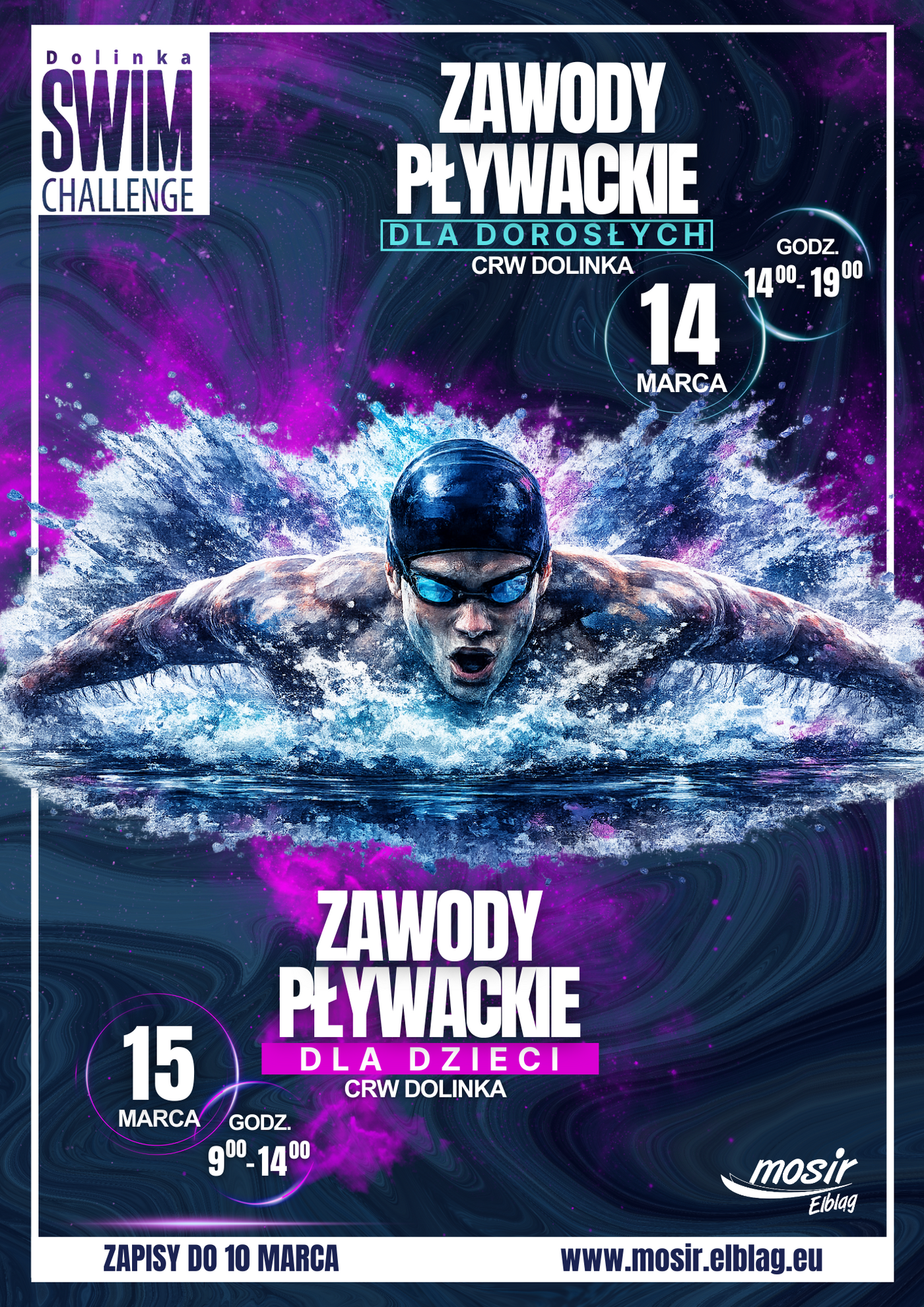 Elbląg, Dolinka Swim Challenge po raz trzeci