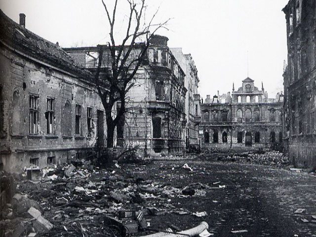 Elbląg, Elbląg w 1945 r., ul. Krótka;