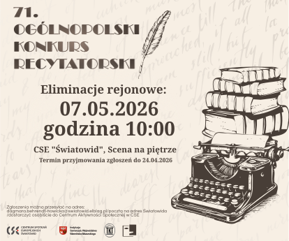 Elbląg, Masz głos? Czas, by go usłyszano. Przed nami rejonowe eliminacje 71. Ogólnopolskiego Konkursu Recytatorskiego w Elblągu