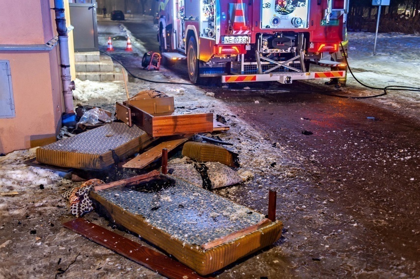 Elbląg, Pożar na 1 Maja