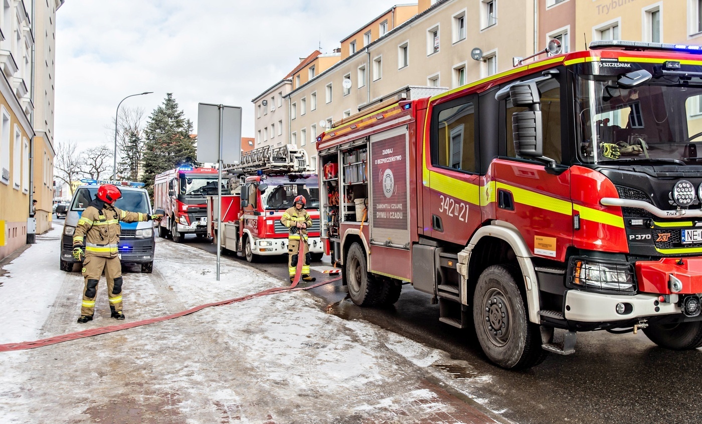 Elbląg, Pożar na Trybunalskiej
