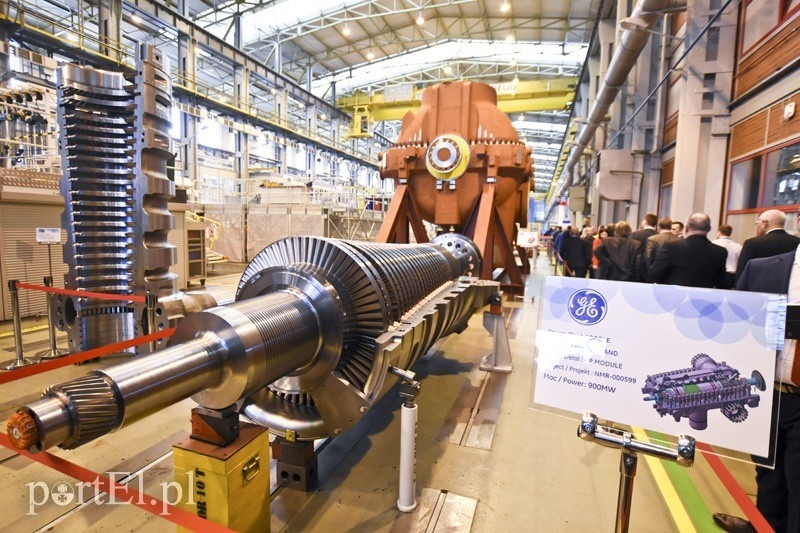 Elbląg, Wyprodukowana w Elblągu w 2017 turbina parowa, która została zamontowana w elektrowni w Opolu Elbląg, Wyprodukowana w Elblągu w 2017 turbina parowa, która została zamontowana w elektrowni w Opolu