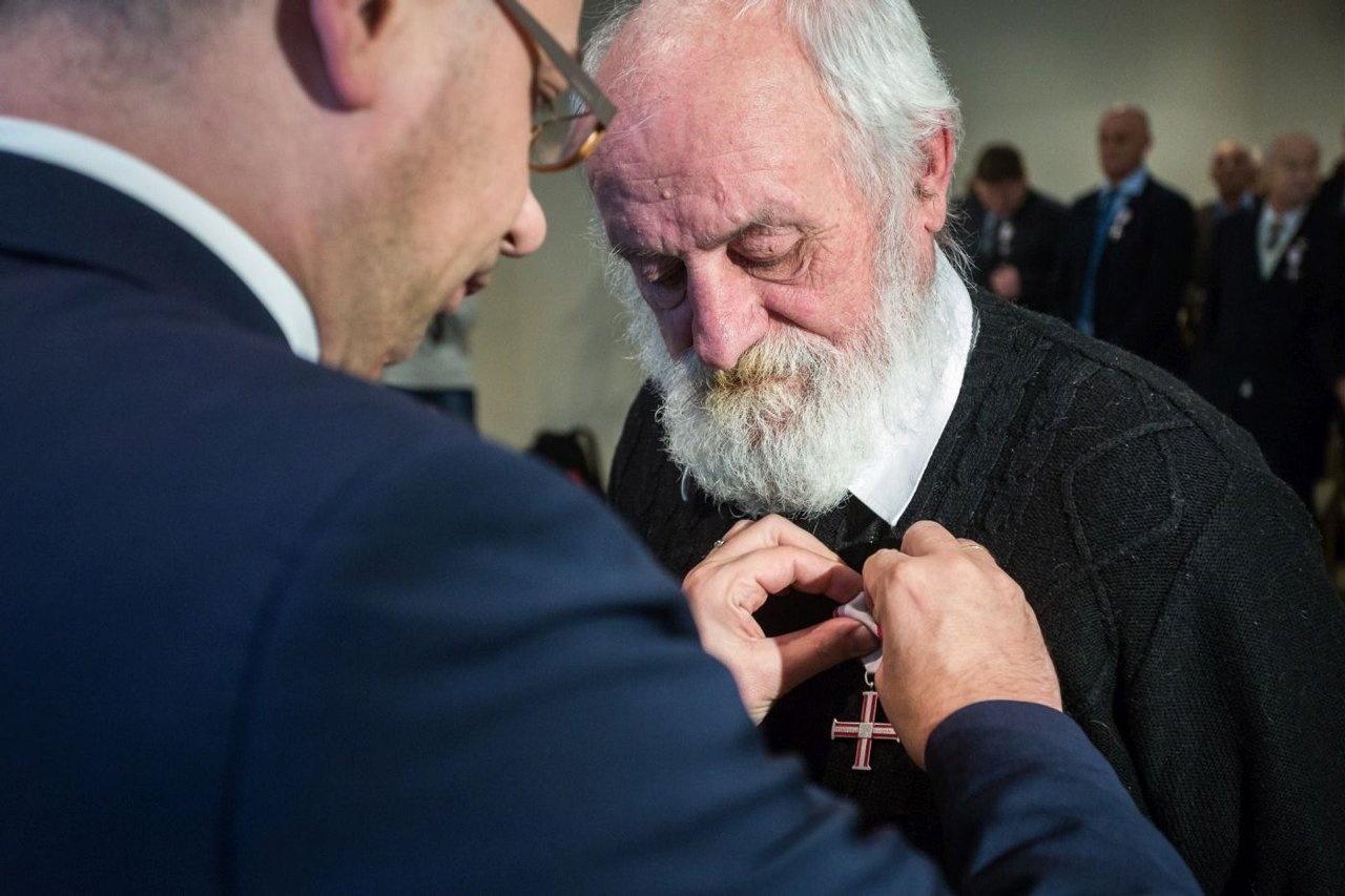 Elbląg, Bogusław Szybalski w 2017 roku został odznaczony Krzyżem Wolności i Solidarnośći Elbląg, Bogusław Szybalski w 2017 roku został odznaczony Krzyżem Wolności i Solidarnośći