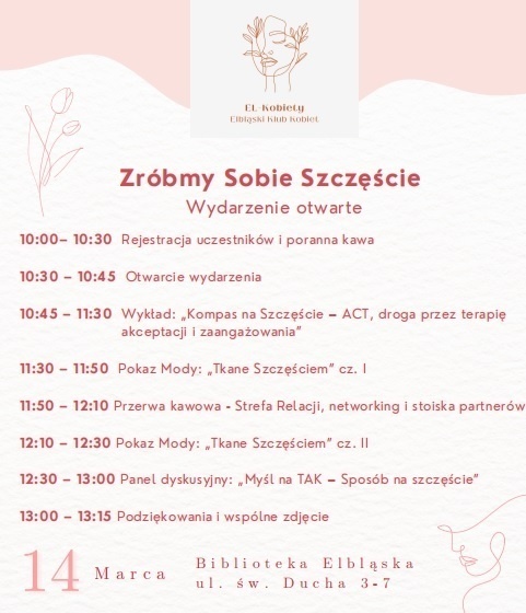 Elbląg, Zróbmy sobie szczęście! Kobiety zapraszają kobiety Elbląg, Zróbmy sobie szczęście! Kobiety zapraszają kobiety