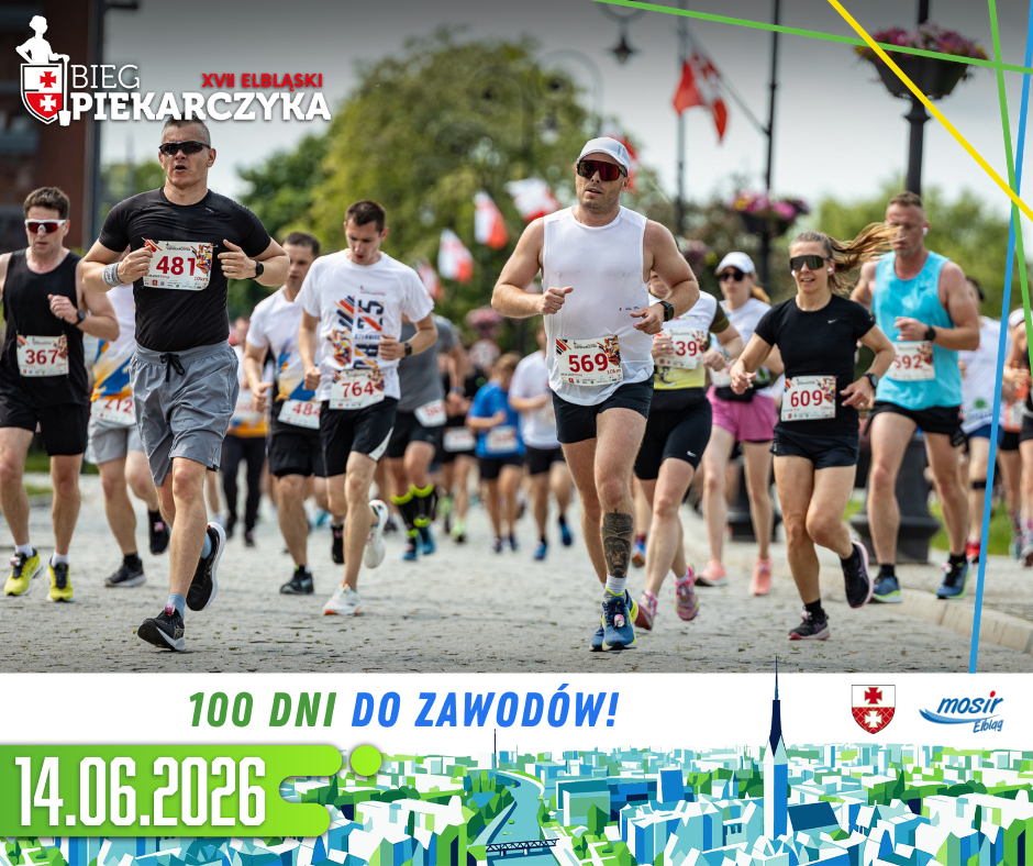 Elbląg, 100 dni do Biegu Piekarczyka
