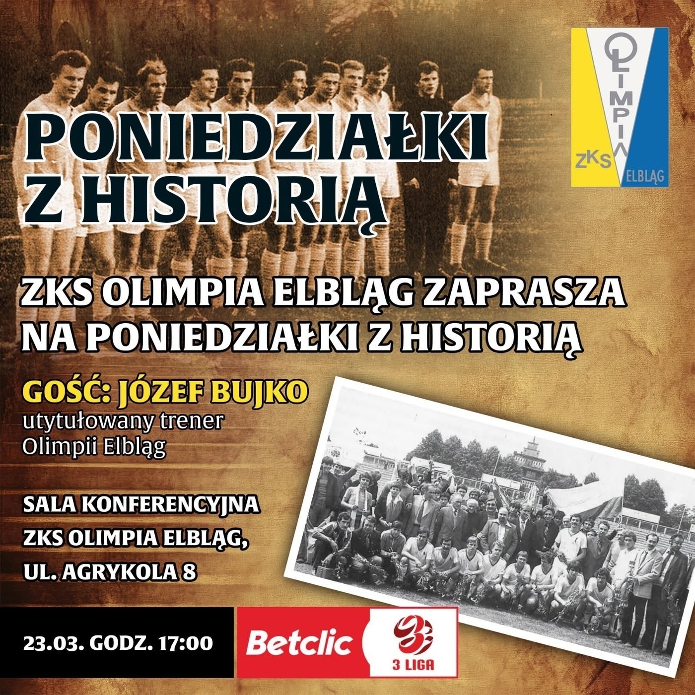 Elbląg, Nowa inicjatywa Olimpii Elbląg