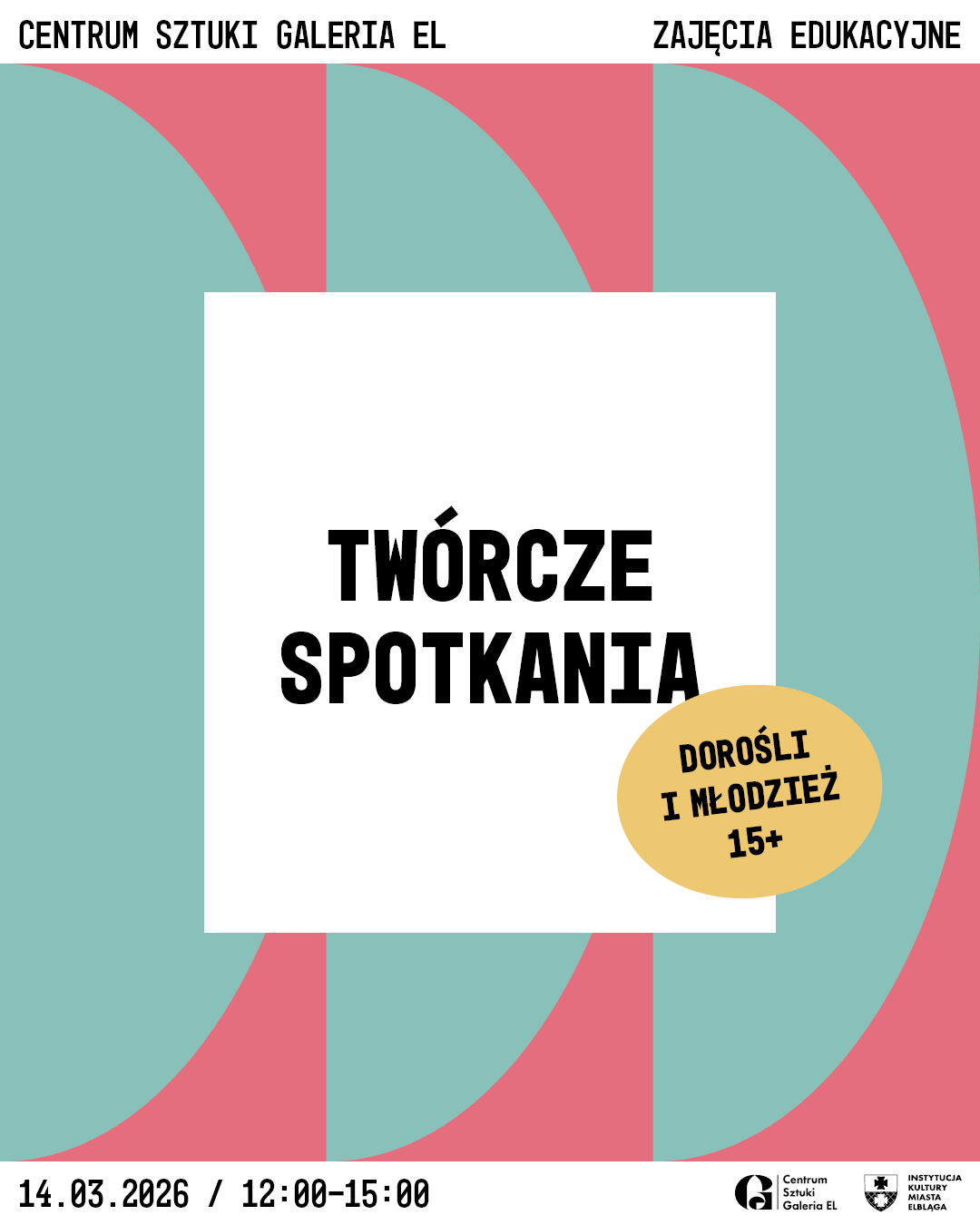 Elbląg, Warsztaty w Galerii EL - kolaż symetryczny
