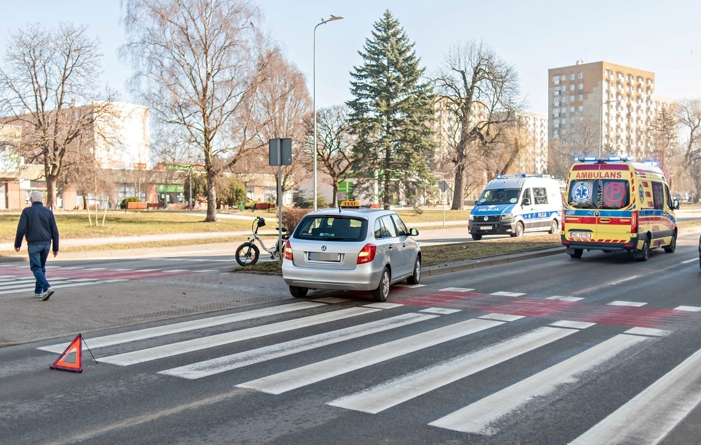 Elbląg, Potrącenie rowerzystki na Nowowiejskiej
