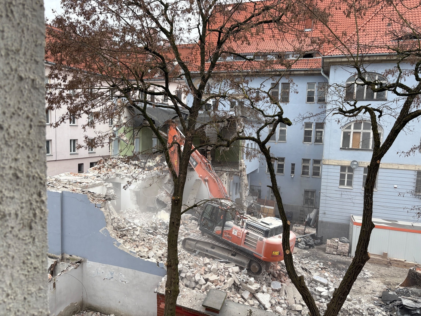 Elbląg, Widok na zaplecze byłego banku Elbląg, Widok na zaplecze byłego banku