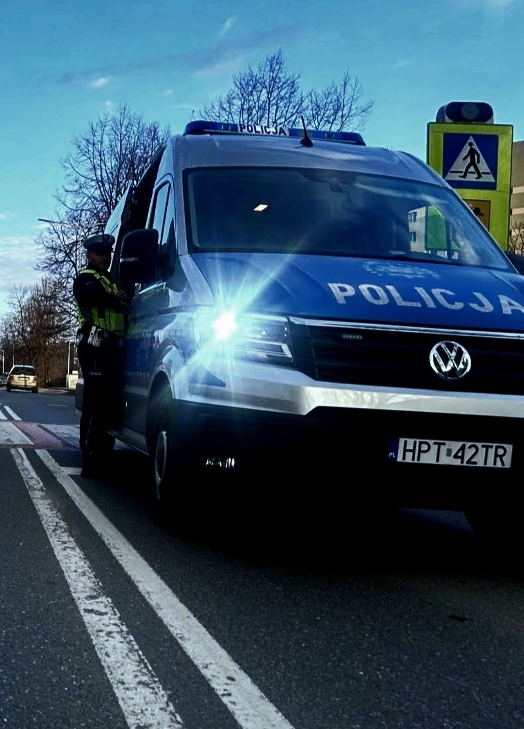 Elbląg, Uderzył w słup przy rondzie