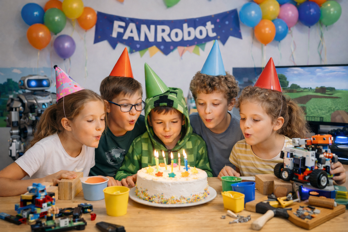 Kreatywne urodziny dla dzieci w Elblągu: robotyka, Minecraft i eksperymenty