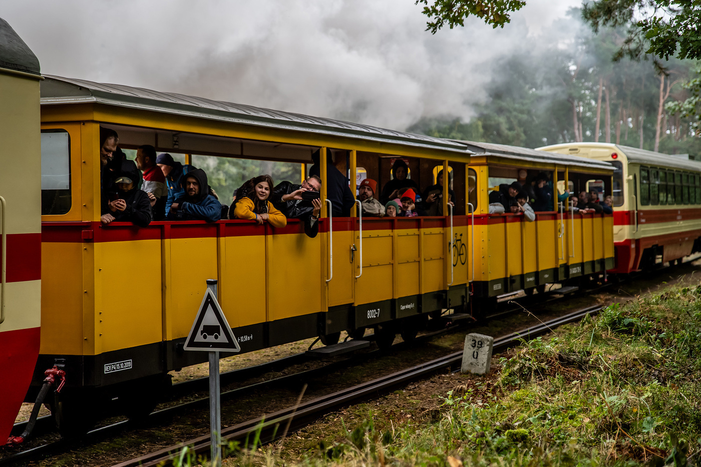 Elbląg, Wąskotorówką w święta