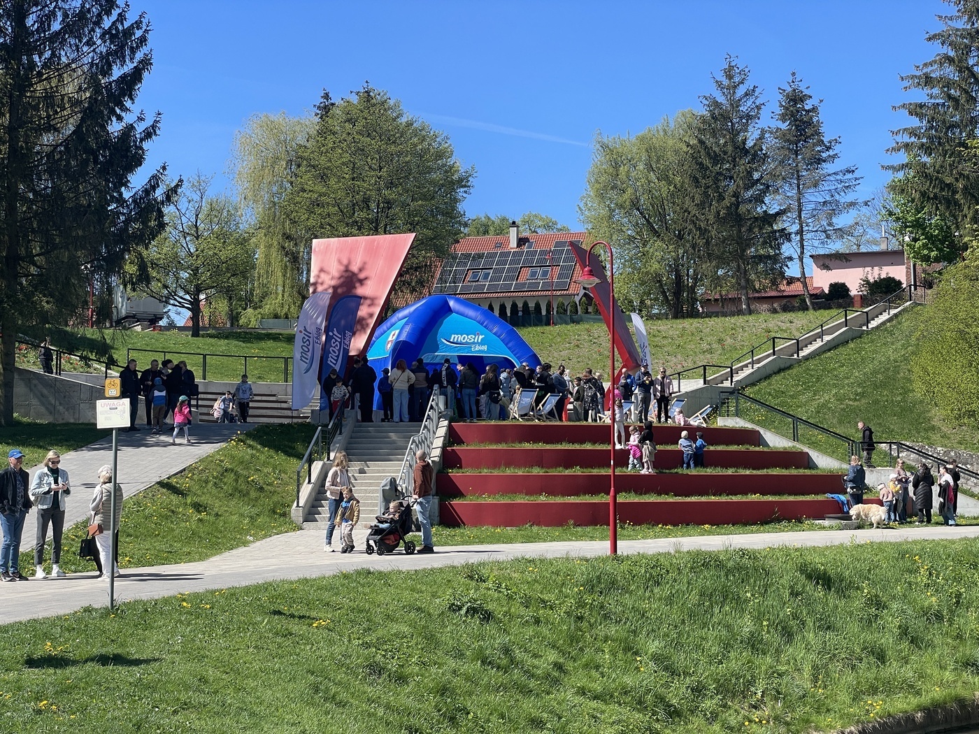 Elbląg, Spacer z mapą po Parku Dolinka