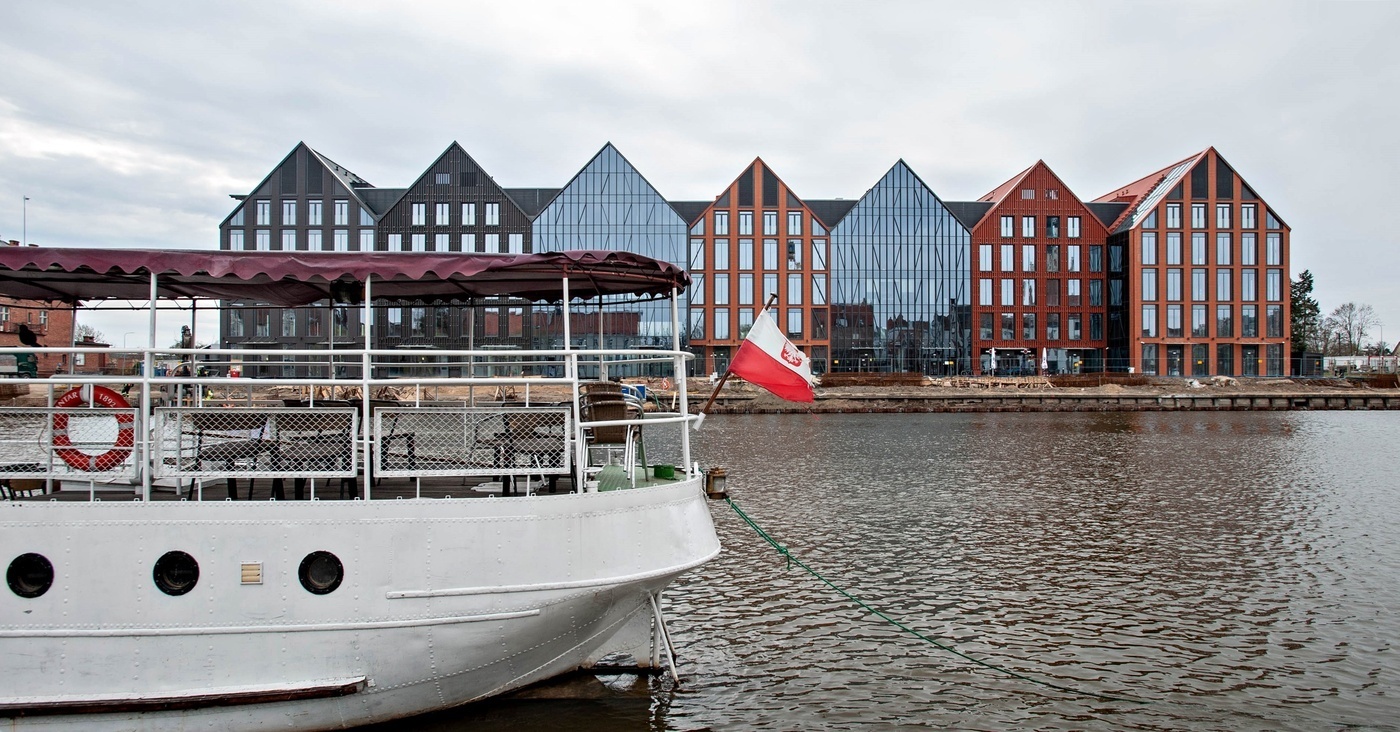 Elbląg, Widok na Porto Vista,