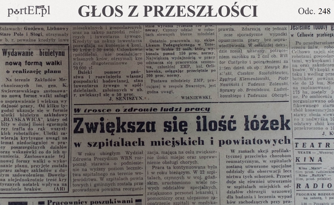 Elbląg, Głos Wybrzeża nr 275, 1950 r.