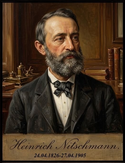 Elbląg, Henryk Nitschmann wielce zasłużył się dla XIX-wiecznego Elbląga (Oprac. Juliusz Marek przy użyciu AI))