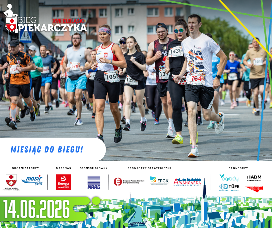 Elbląg, Miesiąc do Biegu Piekarczyka. Ostatnie 50 pakietów startowych! Elbląg, Miesiąc do Biegu Piekarczyka. Ostatnie 50 pakietów startowych!