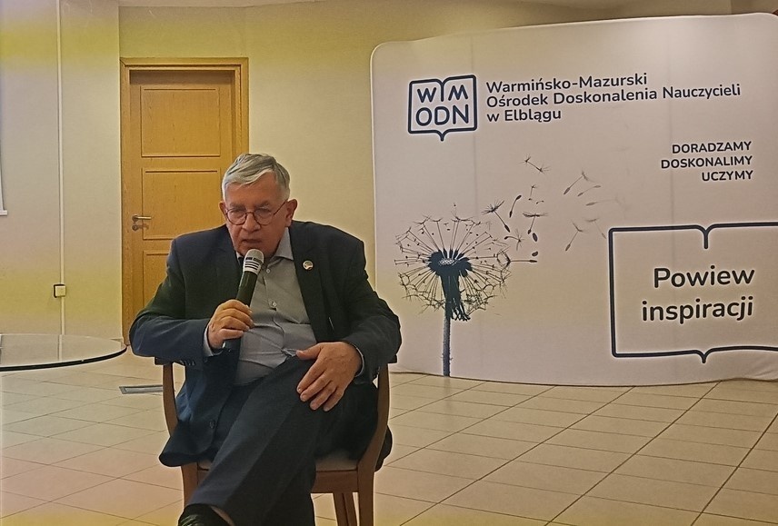 Elbląg, Prof. Gadacz odpowiadał na pytania uczestników konferencji