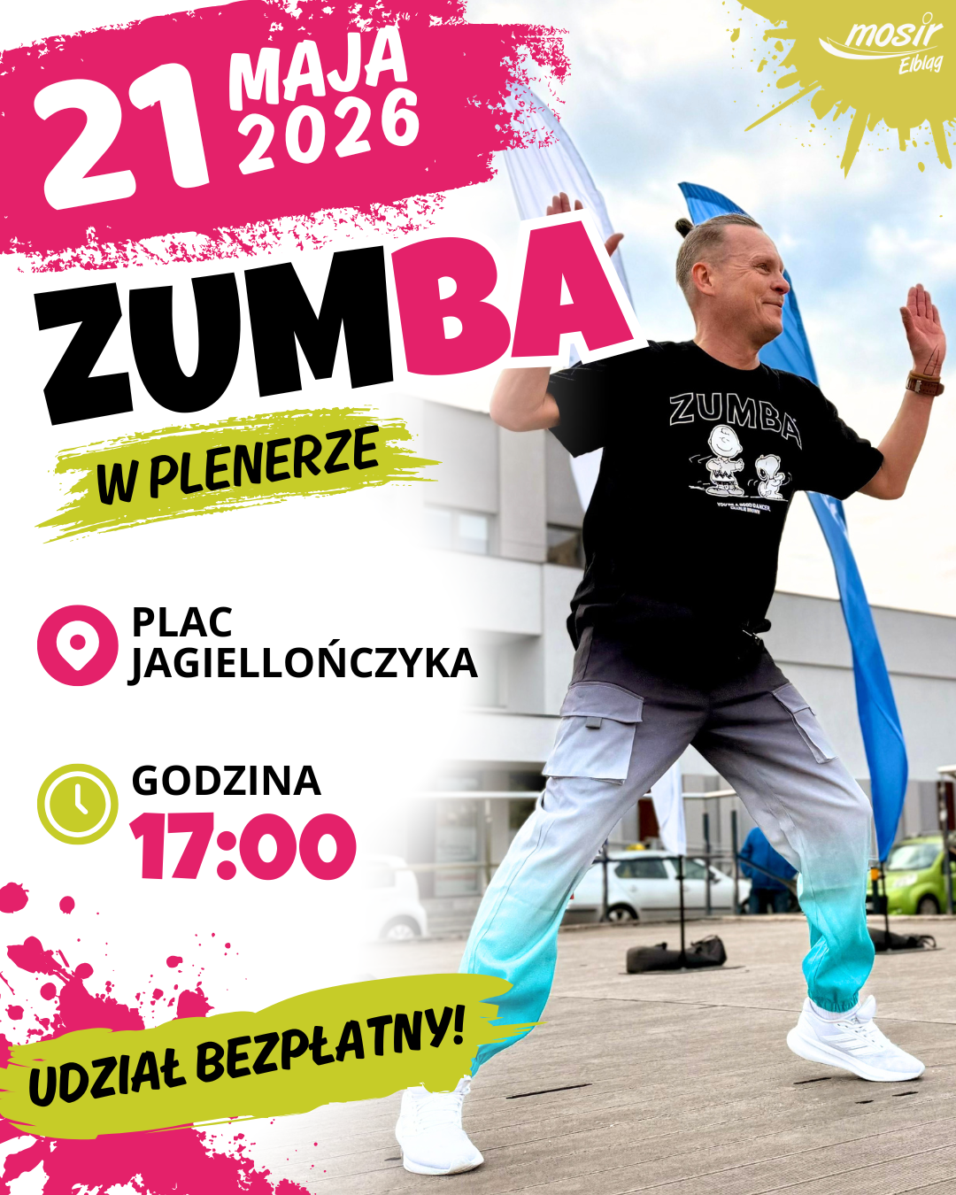 Elbląg, Bezpłatna zumba w plenerze Elbląg, Bezpłatna zumba w plenerze