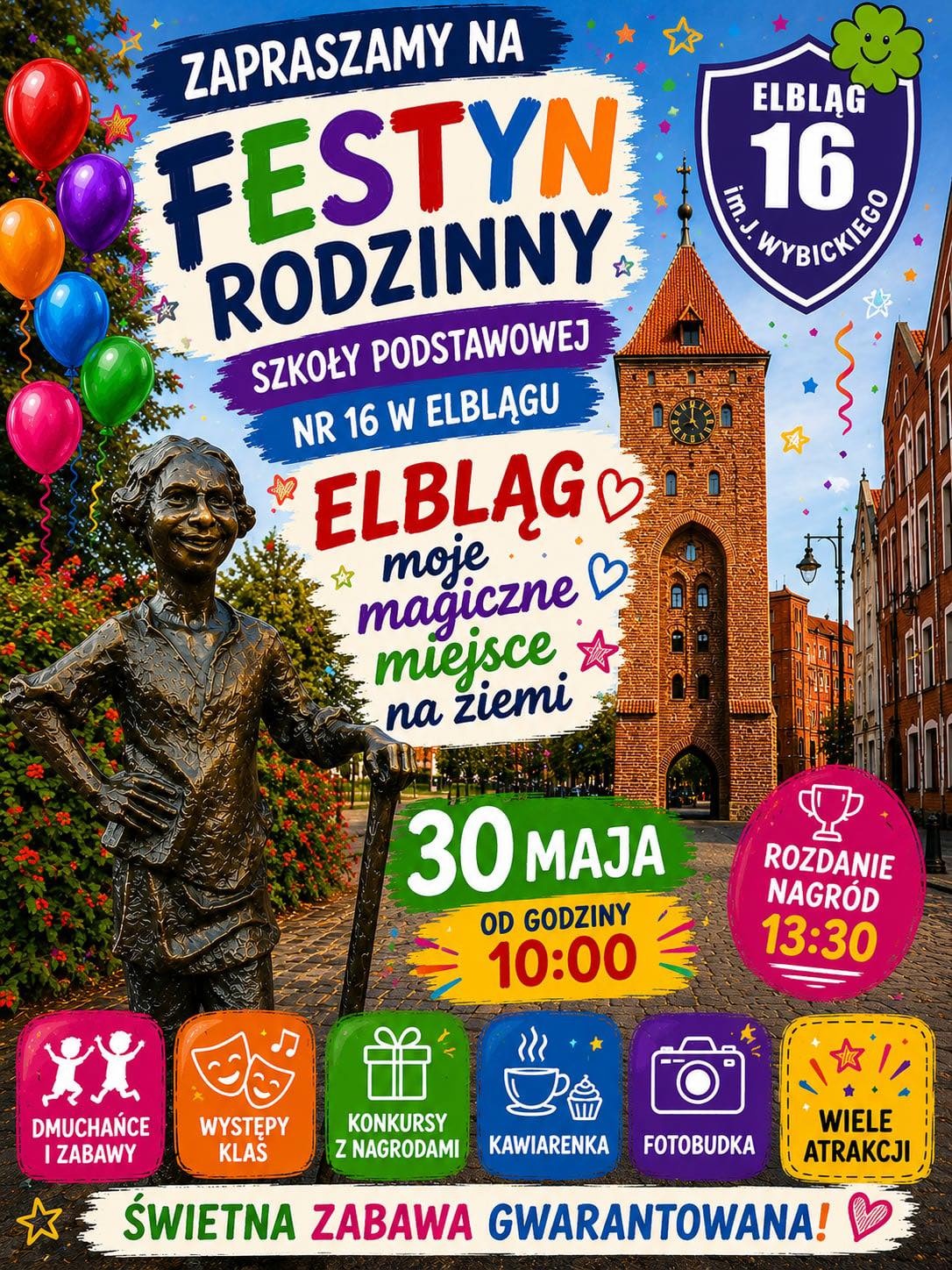 Elbląg, Rodzinny festyn w SP 16 Elbląg, Rodzinny festyn w SP 16