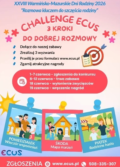 Elbląg, Challenge ECUS „3 kroki do dobrej rozmowy” Elbląg, Challenge ECUS „3 kroki do dobrej rozmowy”
