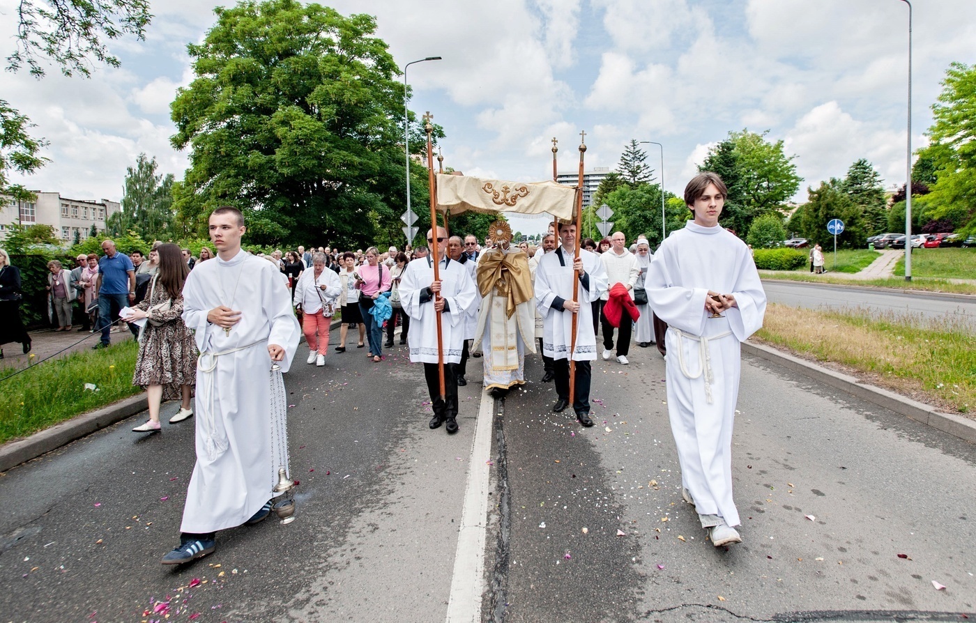 Elbląg, Boże Ciało.10 procesji przez miasto