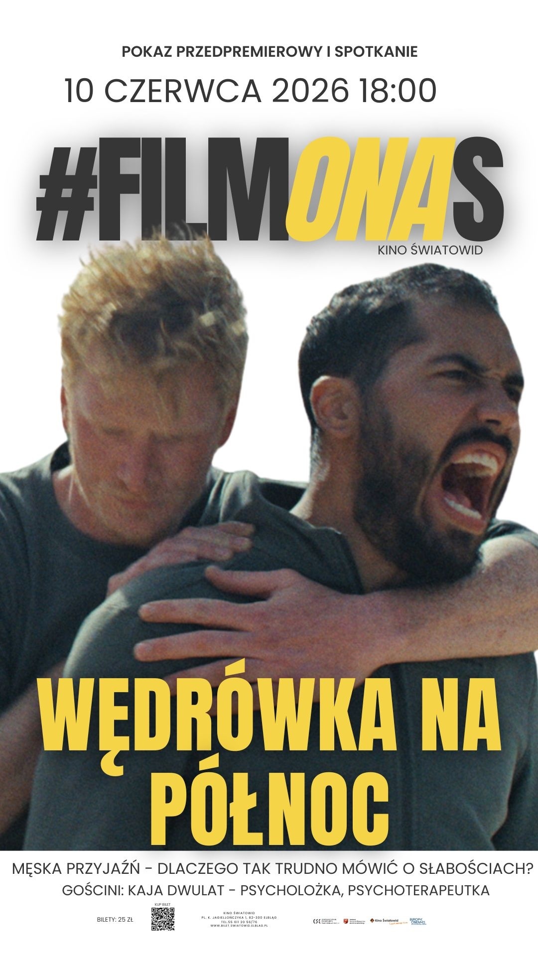 „Wędrówka na północ” i rozmowa o męskiej przyjaźni w Kinie Światowid