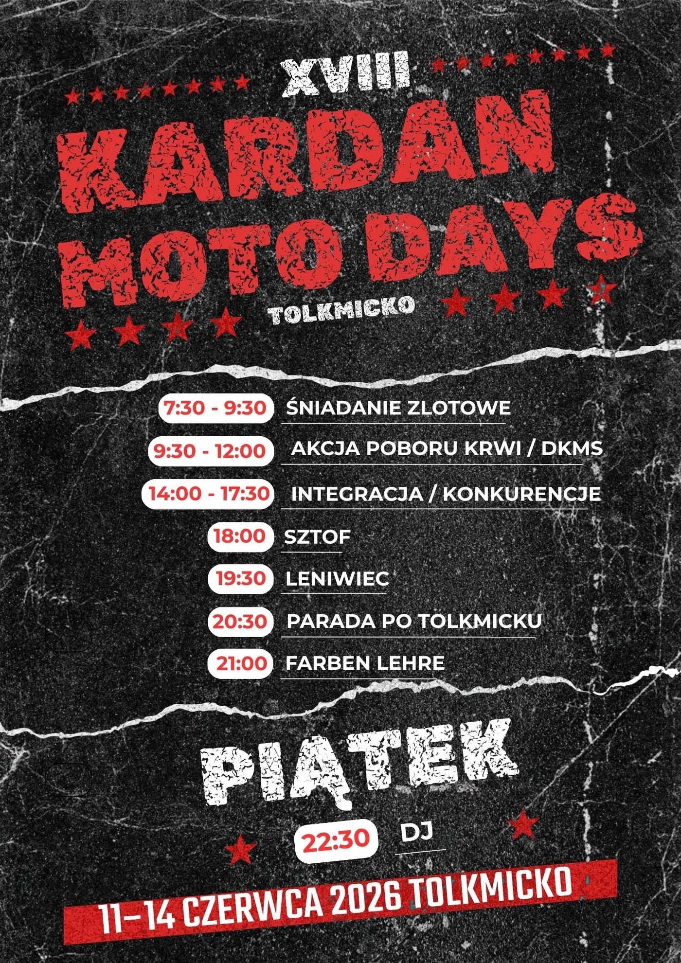 Elbląg, 18. Kardan Moto Days Tolkmicko 2026 Elbląg, 18. Kardan Moto Days Tolkmicko 2026