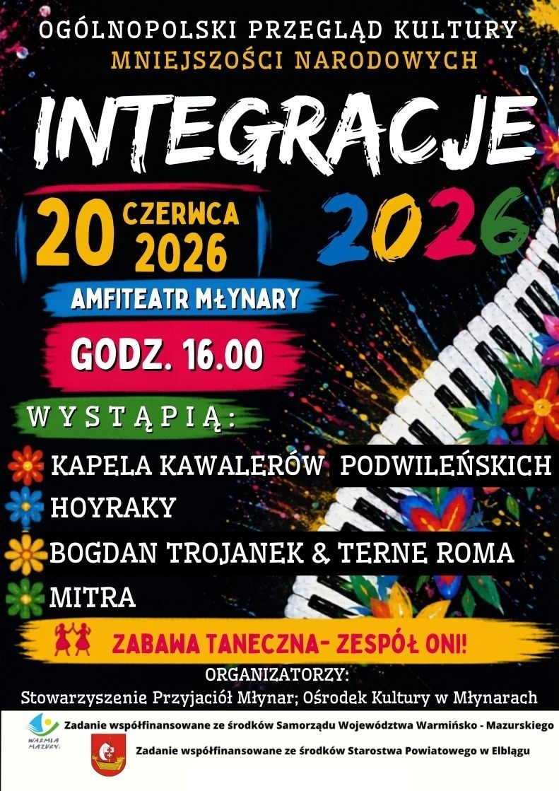Elbląg, Integracje 2026 - święto muzyki, tradycji i spotkania kultur w Młynarach