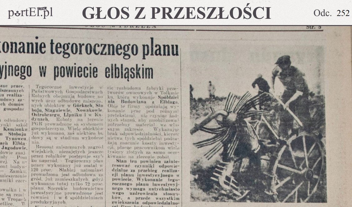 Elbląg, "Musimy zmienić stare, przestarzałe normy" (Głos z przeszłości, odc. 252) Elbląg, "Musimy zmienić stare, przestarzałe normy" (Głos z przeszłości, odc. 252)