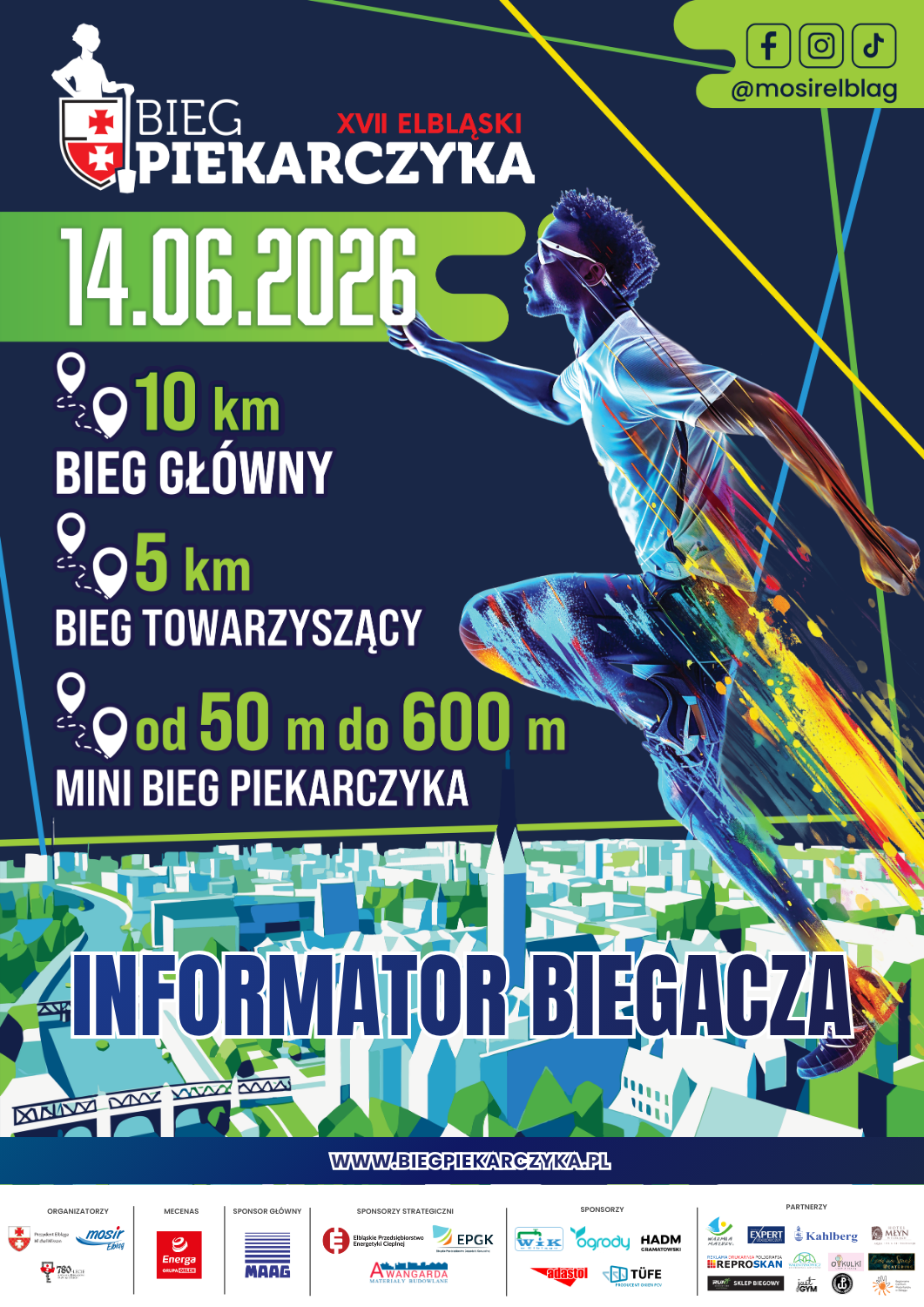 Elbląg, Najważniejsze informacje przed Elbląskim Biegiem Piekarczyka Elbląg, Najważniejsze informacje przed Elbląskim Biegiem Piekarczyka
