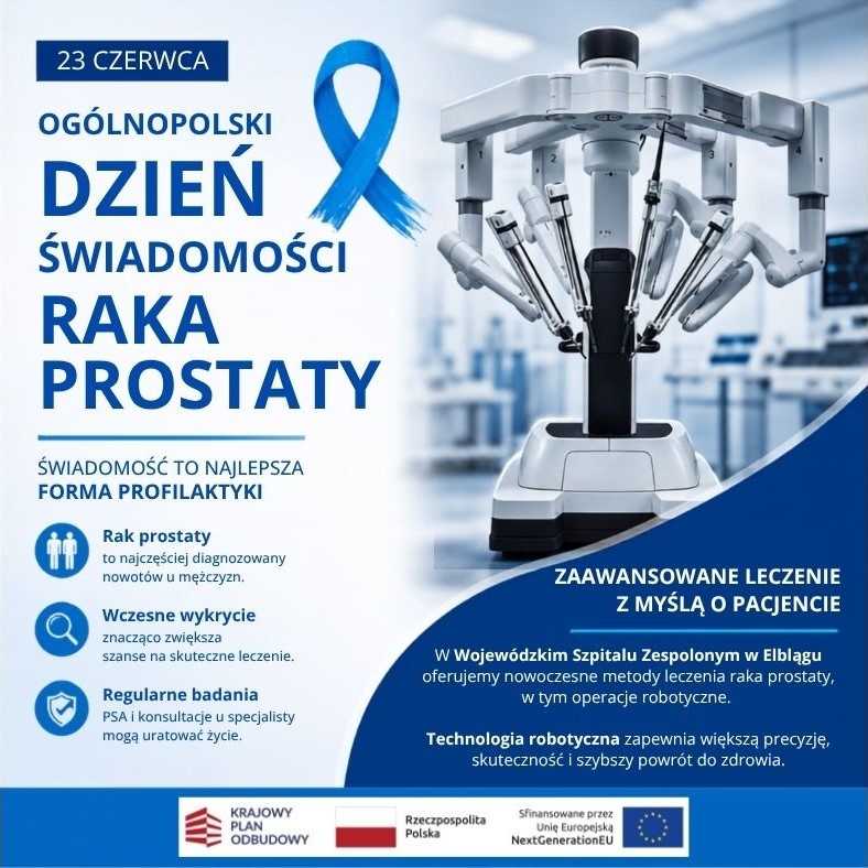 Elbląg, 23 czerwca - Ogólnopolski Dzień Świadomości Raka Prostaty Elbląg, 23 czerwca - Ogólnopolski Dzień Świadomości Raka Prostaty
